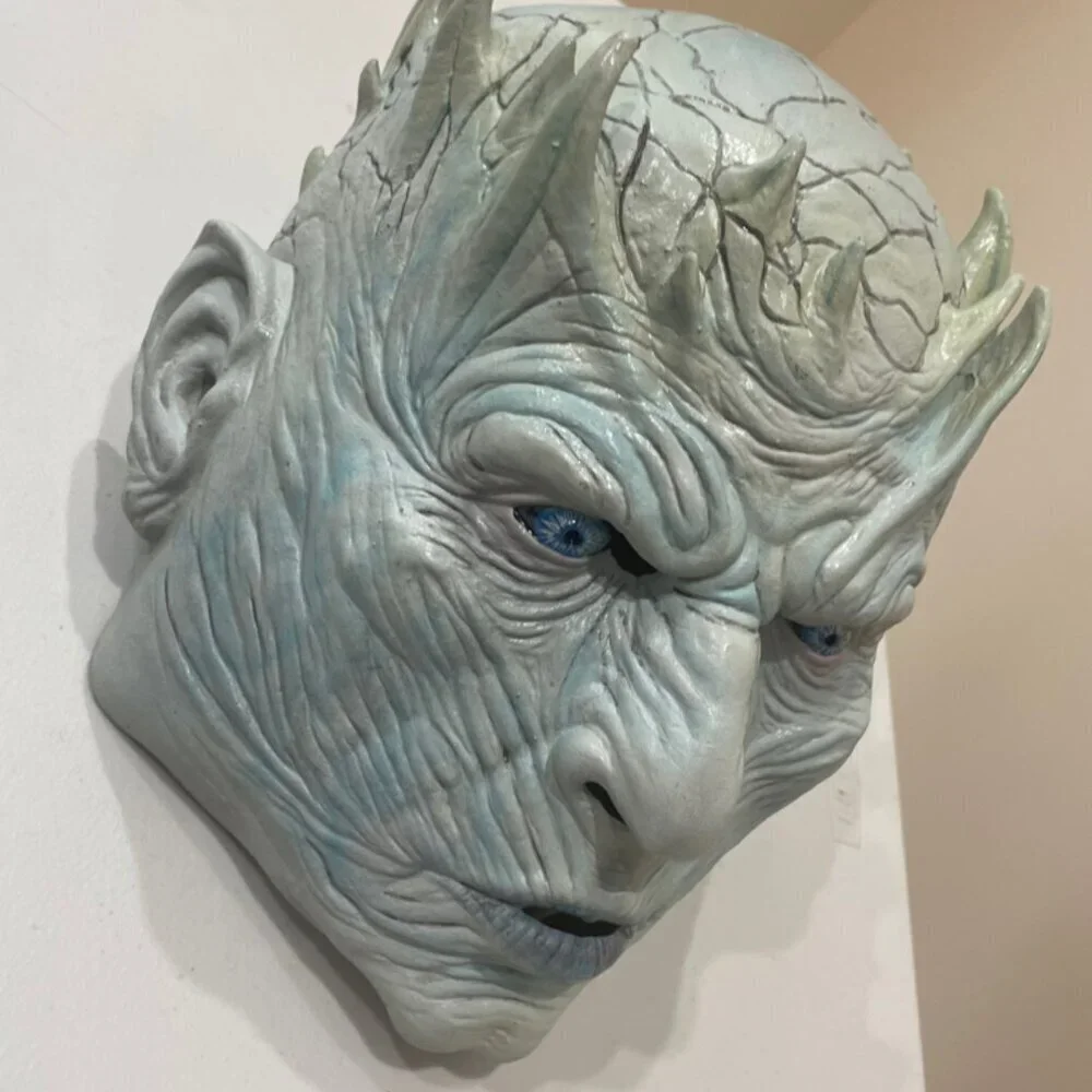 GAME OF THRONES NIGHT KING LATEX MASK ADULT SIZE REALISTIC GOTHIC COLLECTIBLE